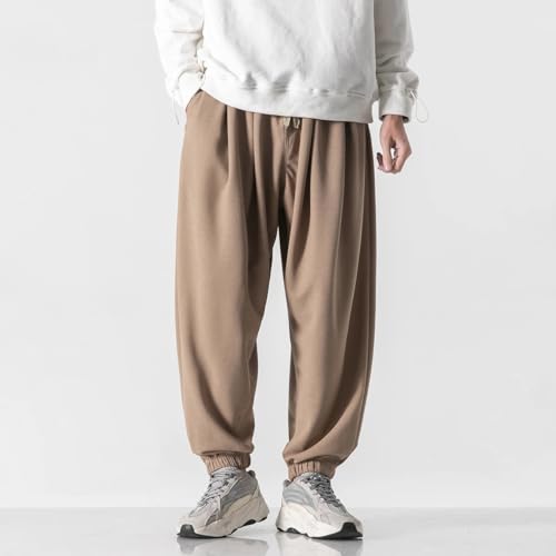 Chinese Style Loose Plus Size Harem Pants Spring Harajuku Casual Sports Trousers Men Sweatpants Joggers Male3