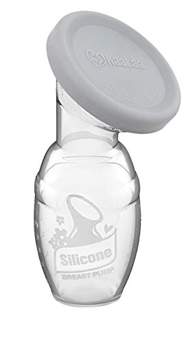 Haakaa Gen 1 Silicone Breast Pump with Leak-Proof Silicone Cap, 4 oz/100 ml, BPA PVC and Phthalate Free