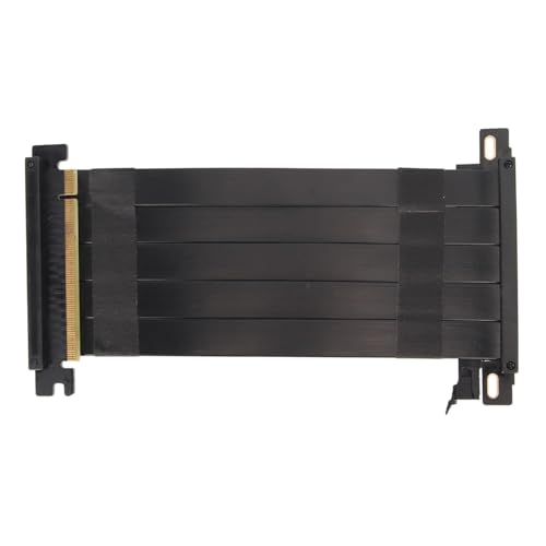 Cable de elevación PCIe 4.0 X16 flexible 20cm negro que soluciona el sobrecalentamiento de GPU 2