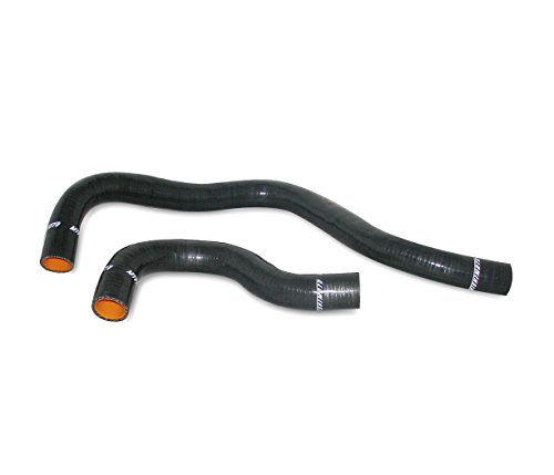 Image of Mishimoto MMHOSE-INT-90BK Silicone Radiator Hose Kit Compatible With Acura Integra 1990-1993 Black