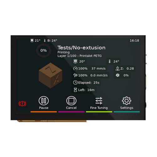 BIGTREETECH Pantalla grande HDMI5 V1.1 de 5 pulgadas para impresora 3D, pantalla IPS LCD de 800 × 480 para Raspberry Pi 4B/3B, BTT PI V1.2, compatible con SKR Mini E3 V3.0/pulpos/SKR V1.4 Turbo para