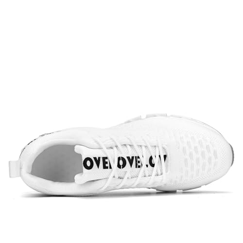 Image of Vooncosir Men's Fashion Sneakers Breathable Mesh Running Shoes Blade Non Slip Soft Sole Casual Athletic Walking Shoes