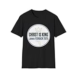 Christ is King Graphic T-Shirt | James Fishback 2026 Campaign Logo Black