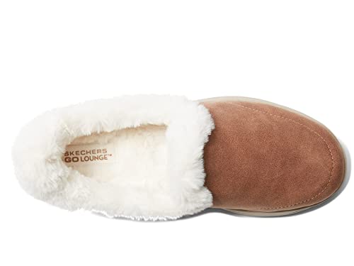 Skechers Women's GO Walk Lounge-Chillin Slipper, Chestnut, 5