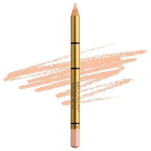 IMPALA | Lápiz de Ojos Waterproof Brooklin Eyeliner Color 311 Blanco Perla Nacarado | Eyeliner waterproof | Delineador de ojos con Textura Cremosa y Suave | Fácil Aplicación | Larga Duración