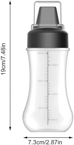 Image of Multipurpose Squeeze Bottle - Leak-Proof Plastic Sauce Dispenser with Flip Cap & Easy Flow Nozzle for Ketchup, Mayo & Honey, Reusable Sauce Bottle for Travel, School Kids & Office (2)