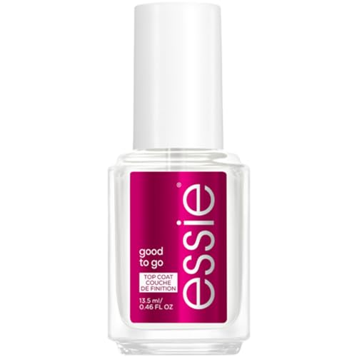 Essie Nail Care, Good To Go Clear Top Coat, Longwear, Fast Dry & High Shine