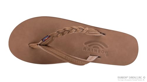 Image of Rainbow Sandals Women's Double Layer Flirty Braidy Premier Leather w /Single Braided Strap