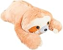 EJK Cute Sloth Plush Toy, Sloth Plush Animal Pillow, Sloth Plush Pillow, Plush Doll, Birthday, Christmas, Children's Gift, Room Decoration (50CM=19.6IN)