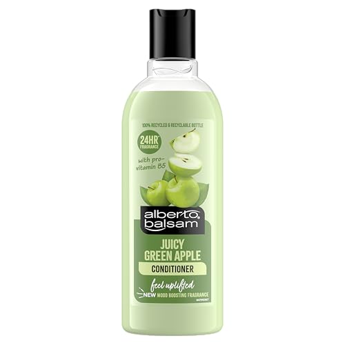 Alberto Balsam Juicy Green Apple Conditioner - 300ml - with Pro-Vitamin B5-24Hr Fragrance