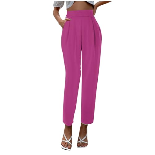 Pantalon en satin de qualité supérieure au tombé fluide chic