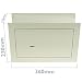PrimeMatik - Caja Fuerte de Seguridad empotrada de Acero con Llaves 36x15x23cm...