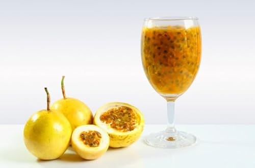 MARACUJA PÜREE Passions-Frucht-Püree Premium 1KG für Desserts-Smoothie-Bowl-Quark-Getränke-Sorbet-Gelée Passionsfrucht Premium Puree, Fruchtmark