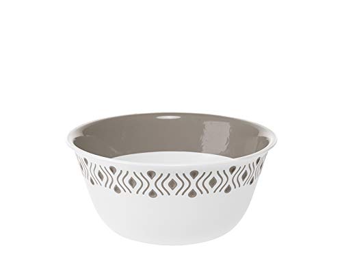 Stefanplast, Linea Tosca, Insalatiera In Resina, 19X9, Tortora, 19 Cm