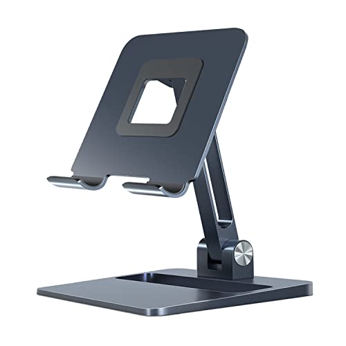 タブレット スタンド ipad スタンド ipad mini スタンド 折りたたみ アルミ製 高さ/270°角度調整 ipadスタンド 充電 タブレットスタンド ipad 安定性抜群 ipad立て 滑り止め ipad 台 タブレット置き台 Switchスタンド スマホスタンド 卓上 タブレット スマホ 兼用 ipad stand holder 縦/横置き iPad air 4, 3/ipad air /Mini, iPad 7.9/9.7/10.2/10.5,Samsung, Nintendoに対応 4-11インチに対応 在宅ワーク/zoom用/リモート授業 Luxsure-ブラック