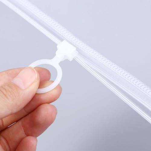 Image of Clear Zippered Pouches, Transparent Travel Document Organizer Bags, Transparent Presentation File Folder, Multipurpose Storage for Toiletry and Small Items, Set of 3