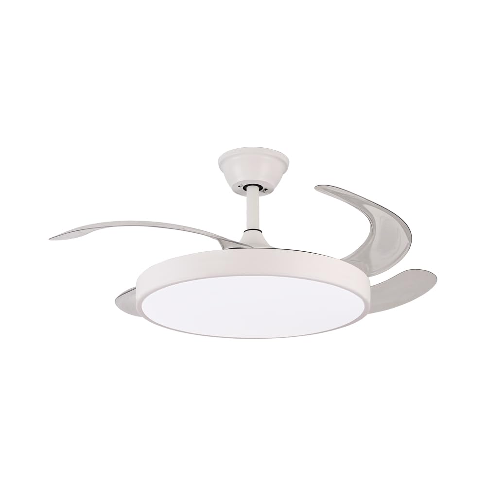 Kormax - Ventilador techo plegable Viento Blanco