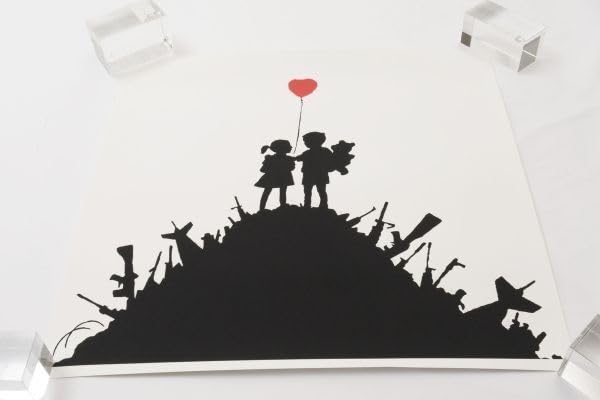 Amazon.co.jp: WCP Banksy バンクシー KIDS ON GUNS リプロダクション