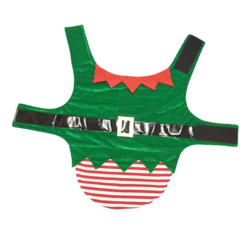 Disfraz para perro GLEAVI Christmas tamaño L verde