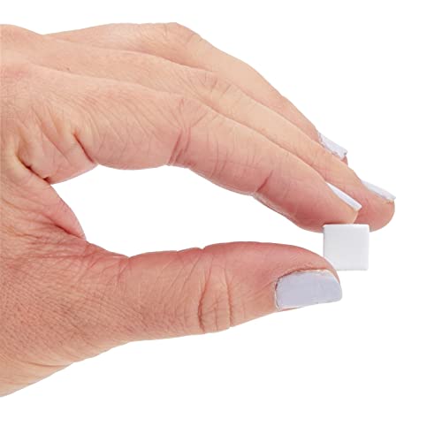 Juvale SLTAP 12 Pack Small White Adhesive Foam Squares 3D Effect thumb #6