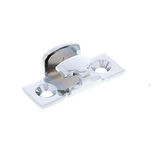 Hood Hold Down Clip, Fits 1932-36 Ford, Brass, Chrome Plated Finish