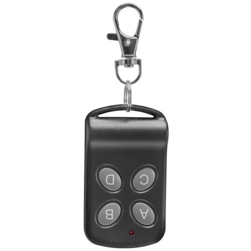 Yardenfun Mando de Garaje Botones Compacto Control Remoto Inalámbrico Programable para Puertas y Persianas Llavero para Entrada Sin Llave