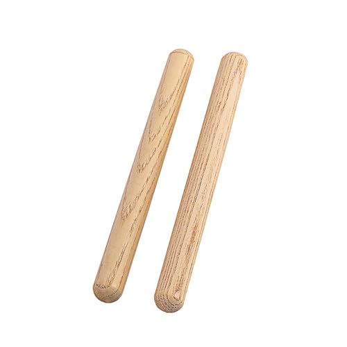 1 Par de Baquetas de Madera para Instrumentos de Percusión, Juego Musical de Palillos Rítmicos para Tambores miniatura 1