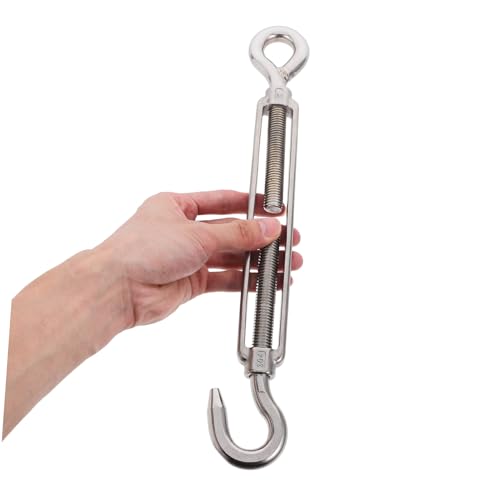 Alipis Tensores de Acero Inoxidable para Cable de Acero con Diseño Abierto para Rigging de Vela de Sombra, Construcción Pesada de Acero Inoxidable miniatura 3