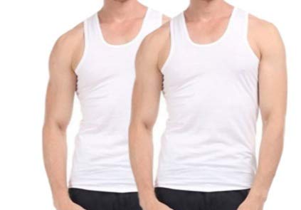 Image of OXO Men's Cotton Vests Pack of 3 (RN 110 White XX-Large)