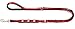 HUNTER Swiss Verstellbare Führleine für Hunde, Leder, hochwertig, schweizer Kreuz, 1,8 x 200 cm, rot