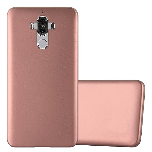 Cadorabo Funda para Huawei Mate 9 en Metal Oro Rosa - Cubierta Protección de Plástico Duro Super Delgada e Inflexible con Antichoque - Case Cover Carcasa Protectora Ligera