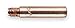 Tip, Heavy Duty, Series 11, 0.045 in, PK25