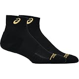 [アシックス] バレーボールアクセサリ サポートショートソックス12 3053A163 ユニセックス大人 003(パフォーマンスブラック/ゴールド) M