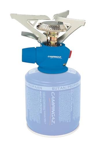 Sonstige Cocina de Gas para Camping o Festivales, fácil manejo, GAZ EL Prado Twister Plus Pz Stove & Carry Case, Azul, 12 x 11cm