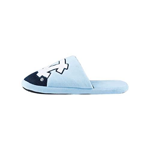 Image of FOCO Oklahoma Sooners NCAA Mens Team Logo Staycation Slippers