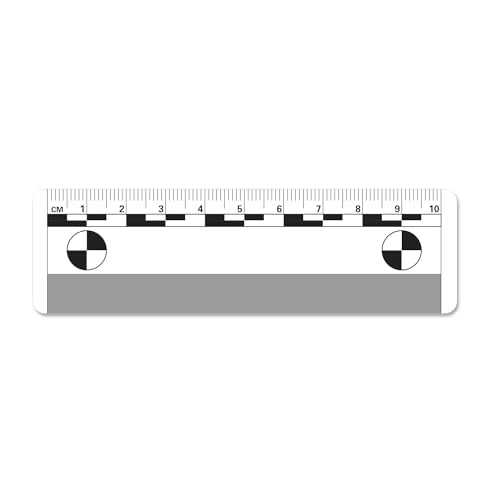 Escalas Fotomacrográficas para Escena del Crimen 10cm, Pack 10 miniatura 3