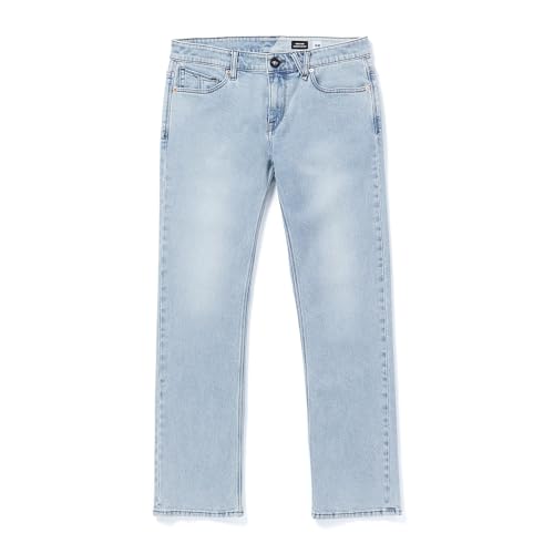 Image of Volcom Men's Solver Stretch Denim Jeans-Modern Fit Pant