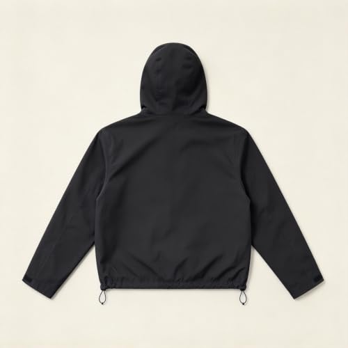 Womens Windbreaker Jacket Water Resistant Quick Dry Hood Rain Jackets - image 5