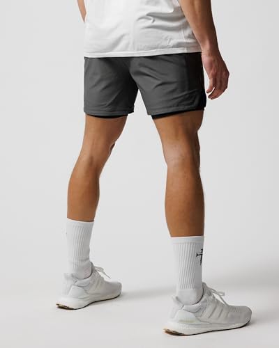 THREE NAILS Pro-Tech 2.0 Liner Short - 7” Inseam, Built-in Liner with Pockets - Athletic Short for Men4