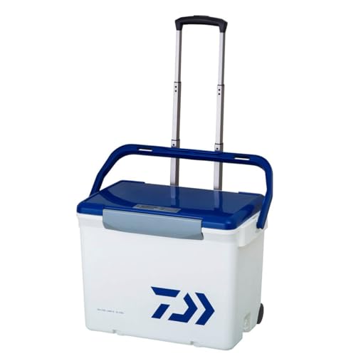 Daiwa GU2500 SeaCool Carry 2 Cooler Box, White/Blue, Fishing, 5.5 gal (25 L)