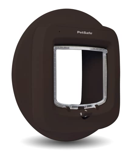 PetSafe - Adattatore di Installazione per Gattaiola Microchip e Blocco Manuale - Versatile, Efficiente Energeticamente, Facile da Installare - Marrone