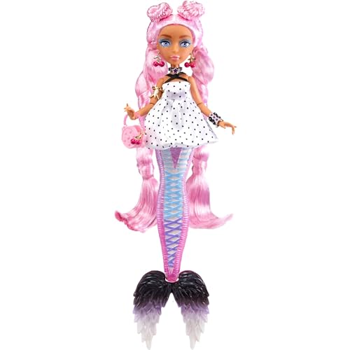 Mermaze Mermaidz Fashion Fins - Morra - Incluye muñeca de Moda Personalizable con Cola Intercambiable, Aleta Que Cambia de Color, Maquillaje y Color de Pelo Sorpresa - Edad: 4+ años