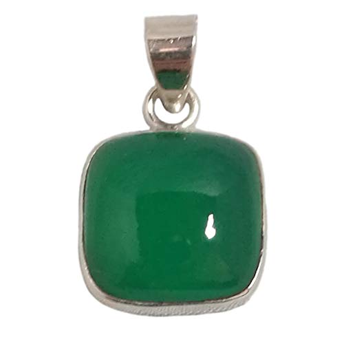 Pendentif onyx vert argent massif idéal pour sublimer vos tenues bohèmes