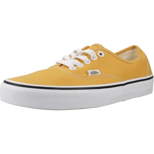 Vans Tenis Unisex para Adultos Authentic(TM) Core Classics, Color Theory Dorado y Amarillo, Talla 7 para Mujeres/5.5 Hombres, Color Theory Golden Glow Yellow, 37/39 EU