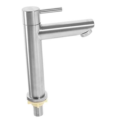 SHINEOFI Fregadero de Cocina de Inoxidable de Agua Fría Orificio Instalación Rápida y Moderno y Elegante Lavabo de Cocina