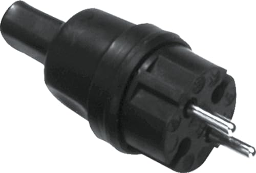 Bachmann Flat Cable Plug for Illumination Cable 740.002, W125898665 (Illumination Cable 740.002, Black, Rubber, AC, 250 V, 16 A, 1 pc(s))