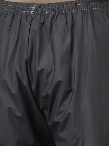 Image of Dollar Rainguard Men's PVC Full Sleeve Solid Raincoat Set With Adjustable Hood and Pocket