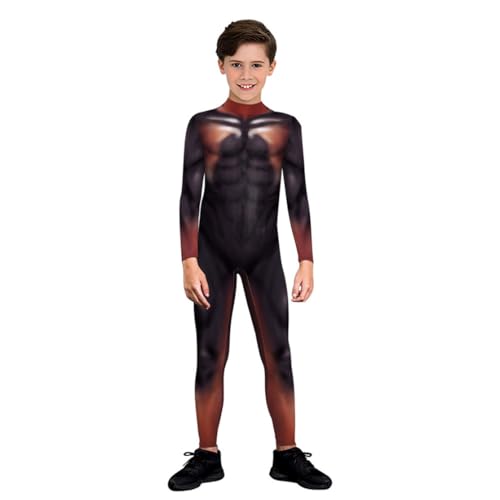 Combinaison doberman pour enfant costume d'Halloween unisexe