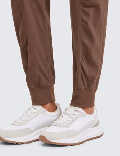 Image of CRZ YOGA Ease Line Joggers 26 inch /28.5 inch /30.5 inch | Casual, Lightweight, Ruched Design, Pockets, for Women