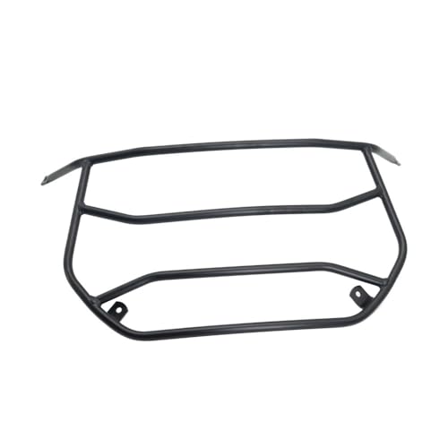 Porte bagages moto en acier robuste avec railing de sécurité rail - 6